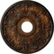 Ekena Millwork Apollo Ceiling Medallion (Fits Canopies up to 5 5/8"), 16 1/2"OD x 3 5/8"ID x 1 1/8"P, Rust CM16APRUS - alternate 1
